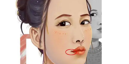 女人嘴唇右上角长有痣代表着什么 嘴巴右上方有痣的女人好不好